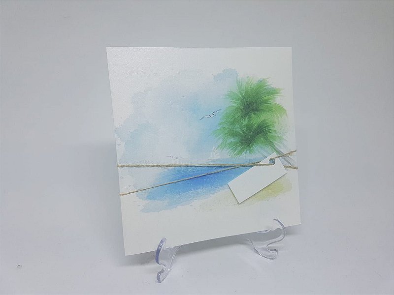 Convite praia perolado