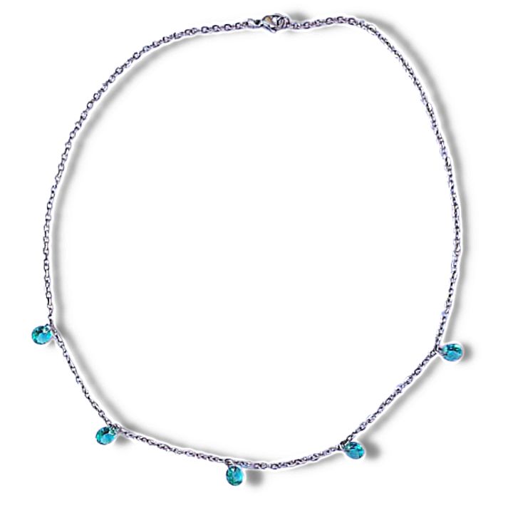 COLAR CHOKER AÇO CIRÚRGICO 316L MODA TIFFANY - Moriá Joias em Aço Inox
