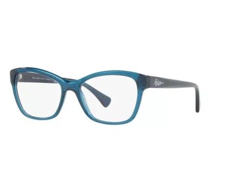 Armação Óculos Grau Ralph Lauren Ra7095 5679 Azul Translúcido - Perolashop