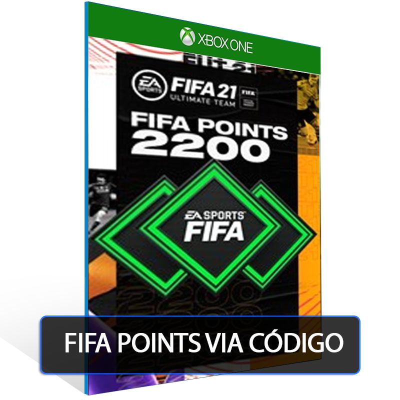 FIFA 21 2200 Fifa points XBOX ONE Código 25 Dígitos