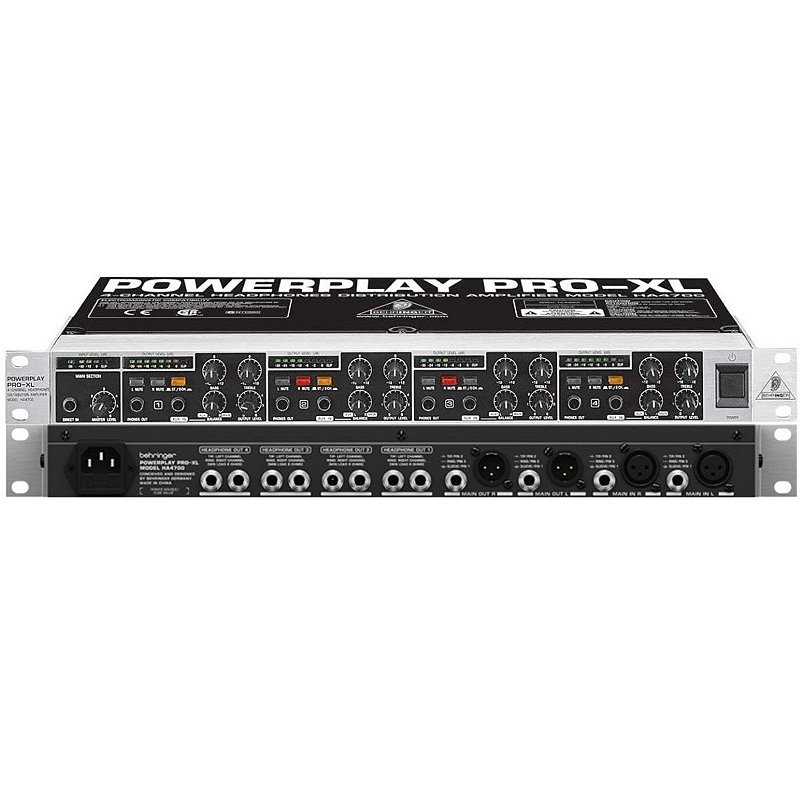 Powerplay Pro-XL HA4700 4chヘッドフォンアンプ Amplificador para Fone Power Play Behringer HA4700 - Krunner