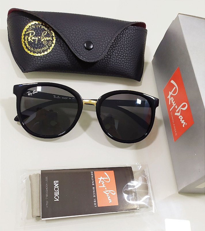 Oculos ray ban gatinho preto Outlet