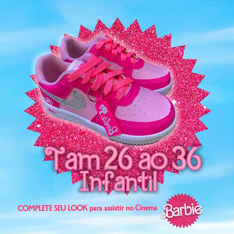 Tênis Infantil Barbie Nike Air Menina - Feminino