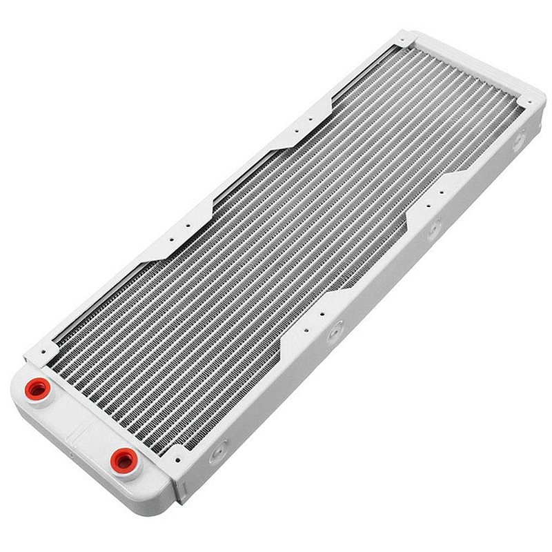 Radiador 360mm Alumínio Branco G1/4 para Water Cooler Custom - Power UP ...