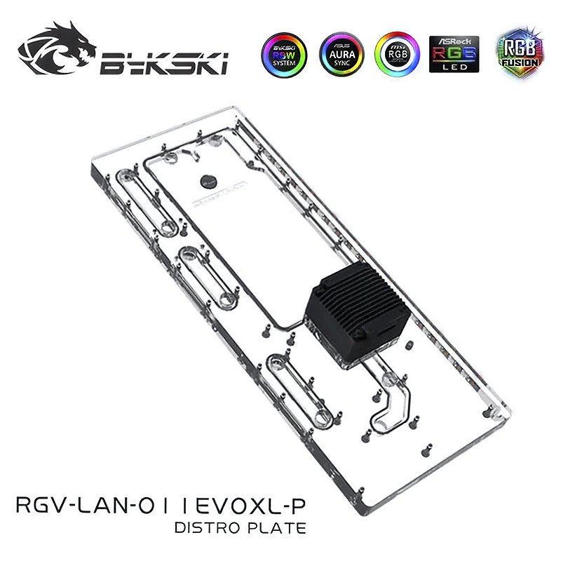 Reservatório Distroplate Lian Li 011 Evo XL RGB c/ Bomba 960l/h