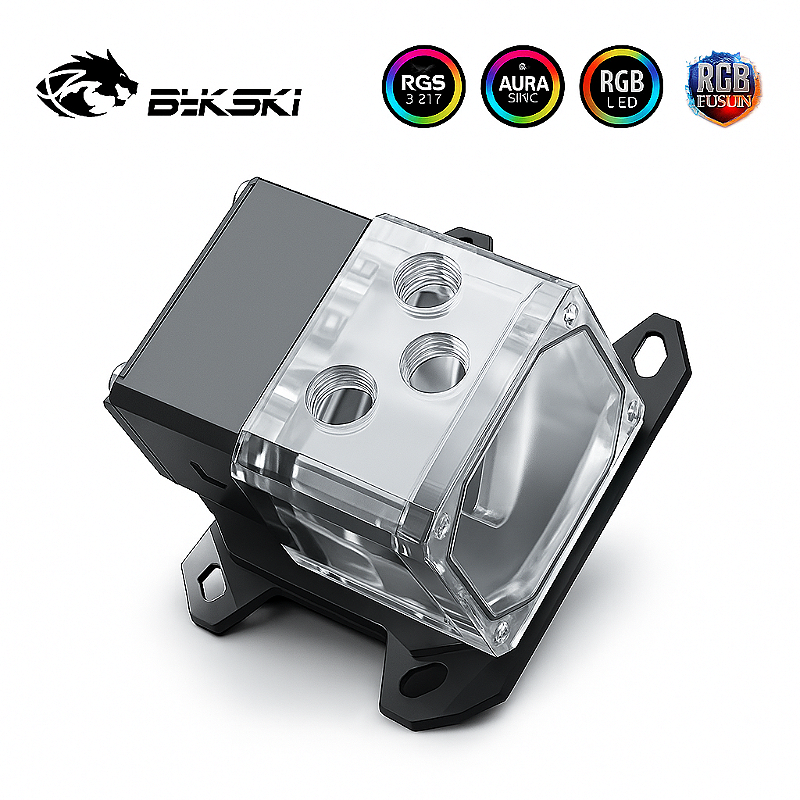 Bykski CPU Water Block 本体 AM4、5用 bomba-amd-cpu-block-chat-gpt-