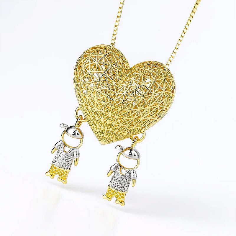 Colar filhos folheado a ouro 18k