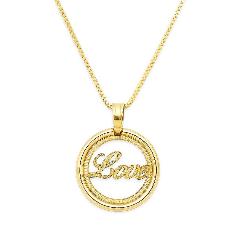 Colar Love Banhado a Ouro 18k