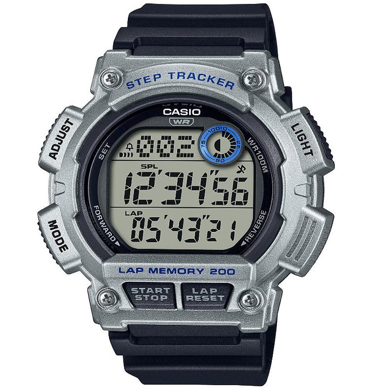 Relógio Masculino Casio W 737H 1A2V DF Digital 100M U