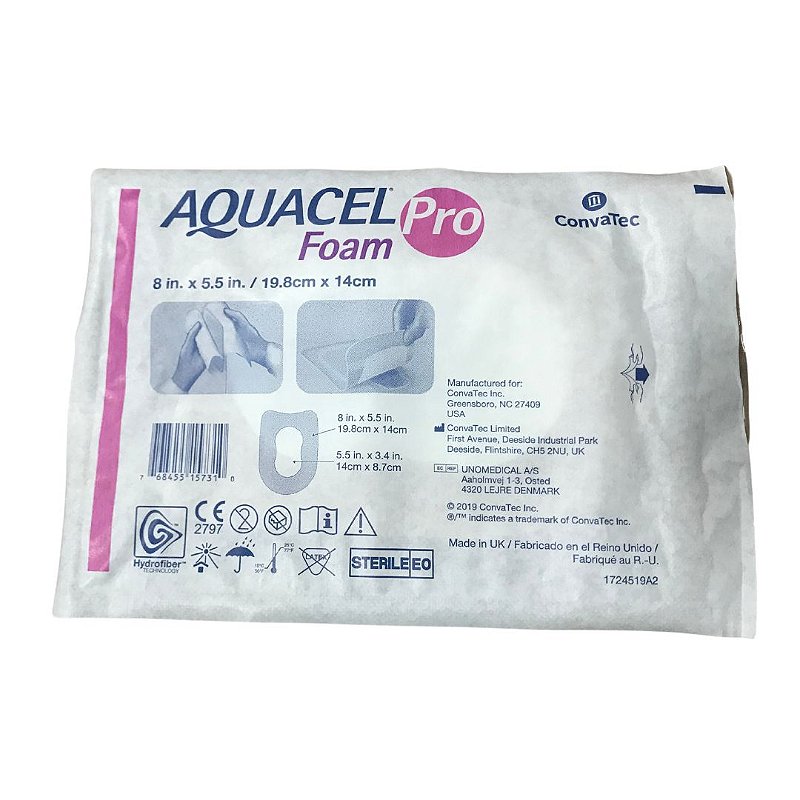 Aquacel Foam PRO Heel 19.8X14Cm 1 uni - Convatec - Loja.EniFar