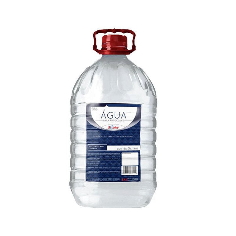 Agua Para Autoclave 5 Lt - Ssplus - EniFar Hospitalar