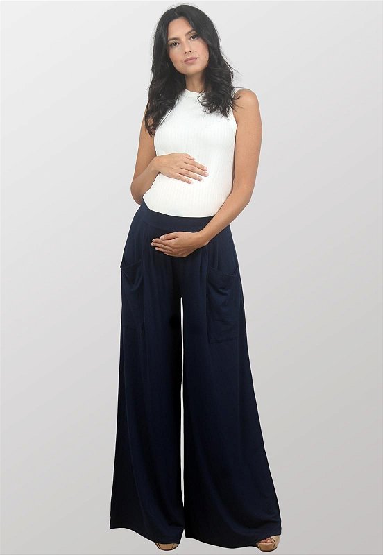 Jeans Gestante Biotipo Atacado Crepe CalÇa De Tecido Para Gravida