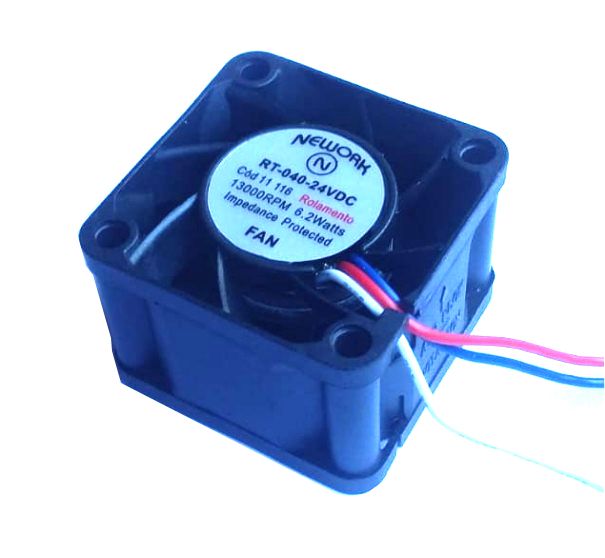 Cooler Nework 24V RT-040 11.116 40x40x28mm ROLAMENTO Amp.: 0,22