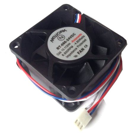 COOLER 60X60X25mm 24v RT-060 13112HH ROLAMENTO. 6800RPM - 602524R