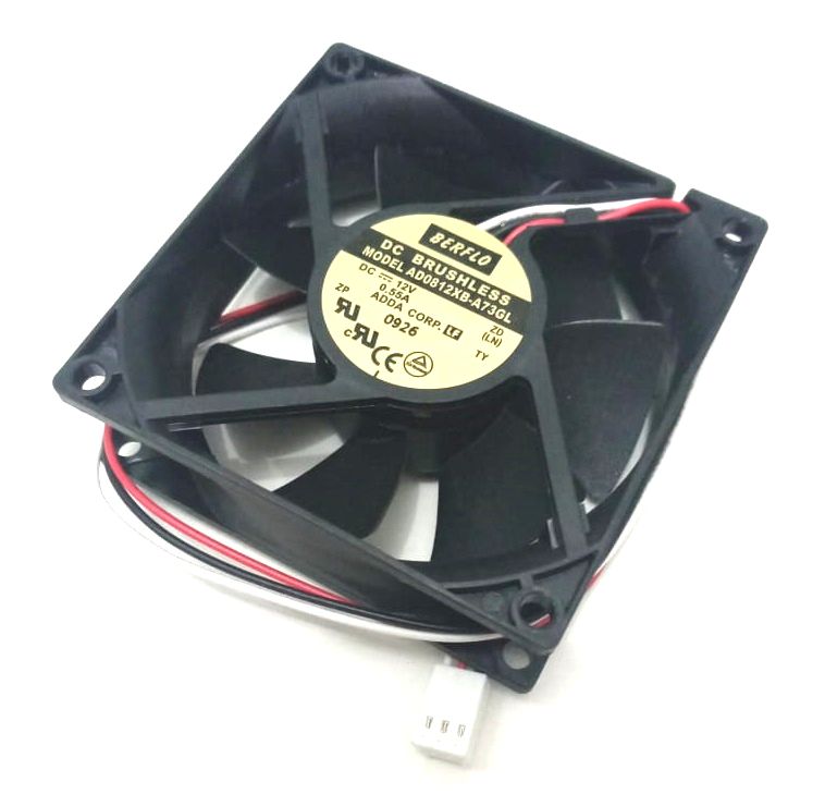Cooler 80x80x25 12v Rolamento Duplo 0.55 Amp - 4200rpm AD0812XBA73