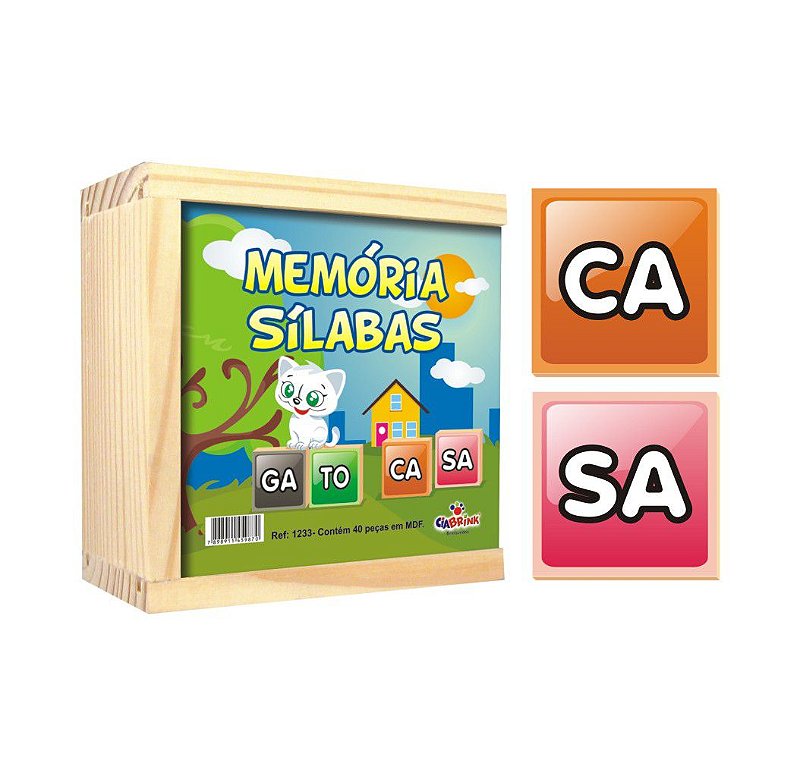 Jogo Cartas para Ditado com 40 peças