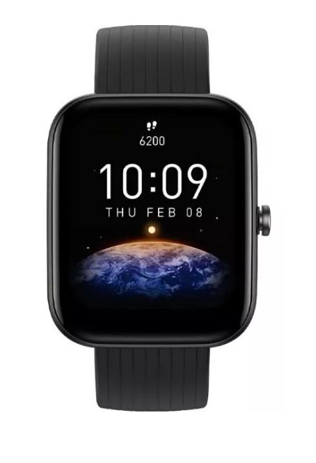 Smartwatch Amazfit Bip 3 Black A2172 Cor Da Caixa Preto Cor Da Pulseira Preto Cor Do Bisel Preto Desenho Da Pulseira Lis Zapach Eletronicos e Beleza