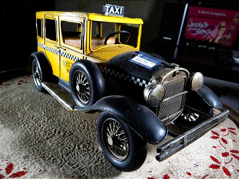 réplica metal táxi americano NY City - Vintage Garage - 