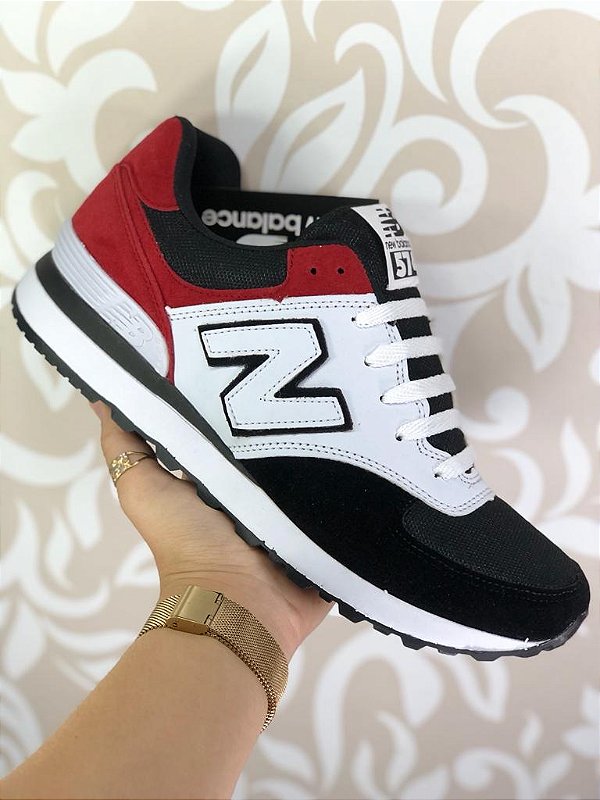 New balance best sale vermelho e azul