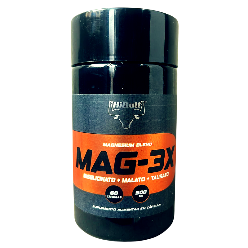 Trio Magnésio MAG-3X Hibull - Gaia Seven Suplementos