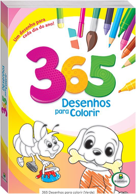 Coleção 365 Desenhos Para Colorir (Brasileitura) 