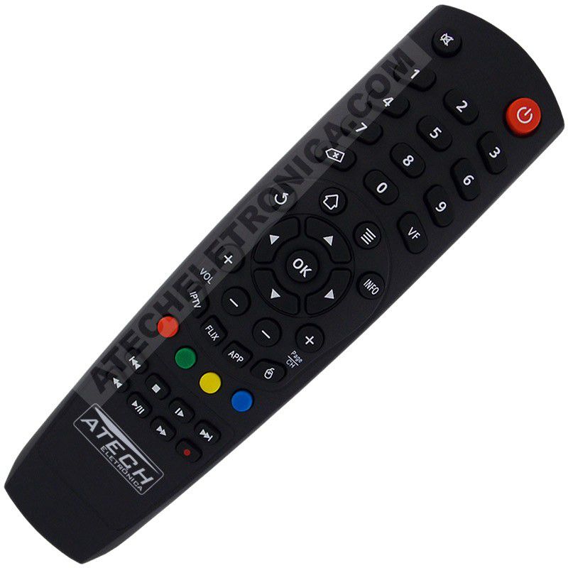 Controle Remoto Receptor Meoflix Black / Eva / Ultra