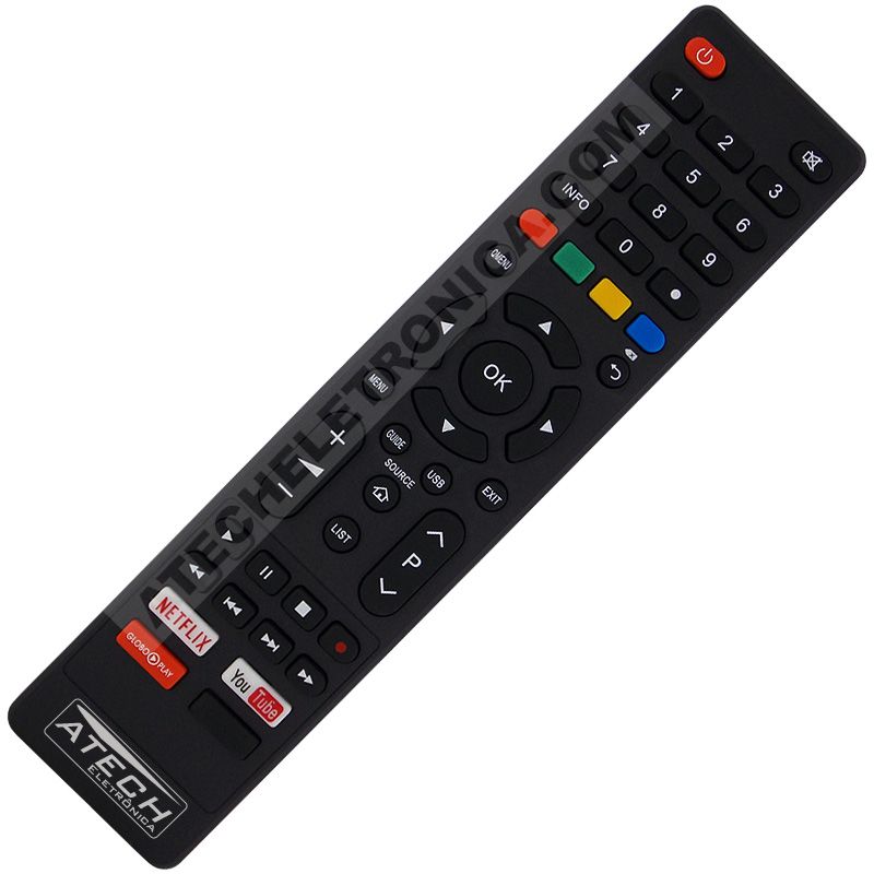 Controle Remoto TV Philco PTV55F62SN (Smart TV)