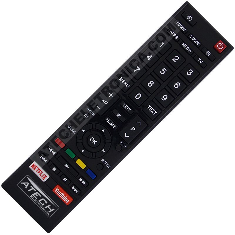 Controle Remoto TV Toshiba 32L5865 (Smart TV)