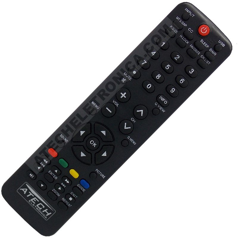 Controle Remoto TV H-Buster HBTV-32D03HD