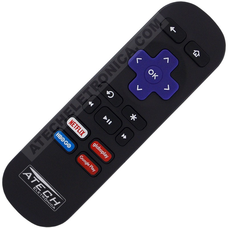 Controle Remoto Smart TV Box Roku Express