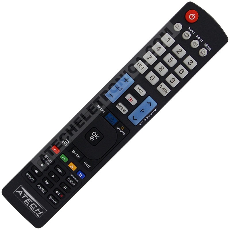 Controle Remoto TV LG AKB73756504 / 47LA8600 / 55LA8600 / 60LA8600 / 70LA8600 (Smart TV)