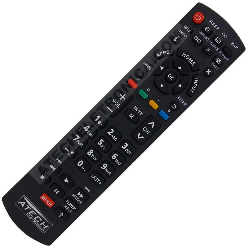 Controle Remoto TV Panasonic (Smart TV)
