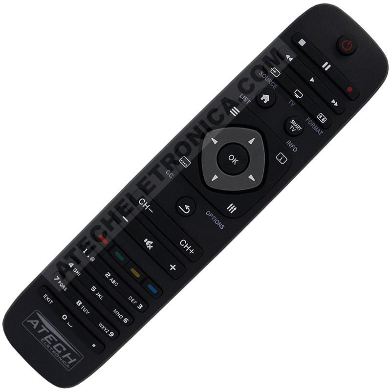Controle Remoto TV Philips 42PFL5007G / 47PFL5007G / 42PFL6007G (Smart TV)