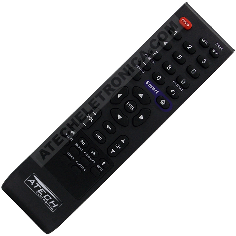 Controle Remoto Smart TV Sanyo GXJA / DP50E84 (Smart TV)