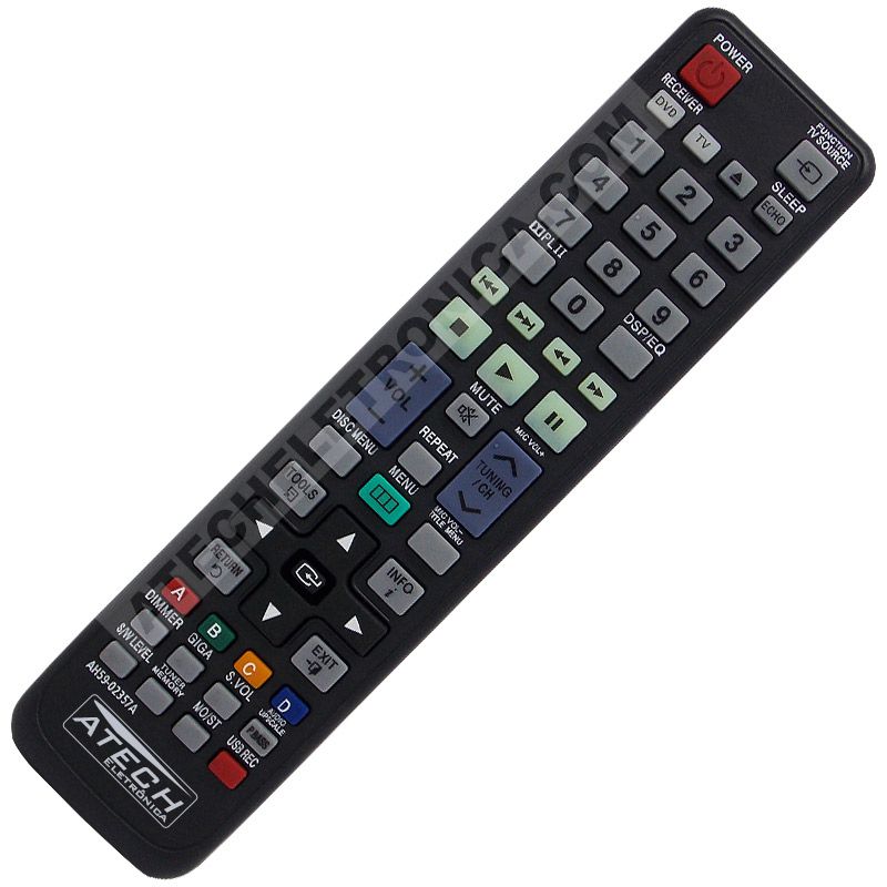 Controle Remoto Home Theater Samsung AH59-02357A