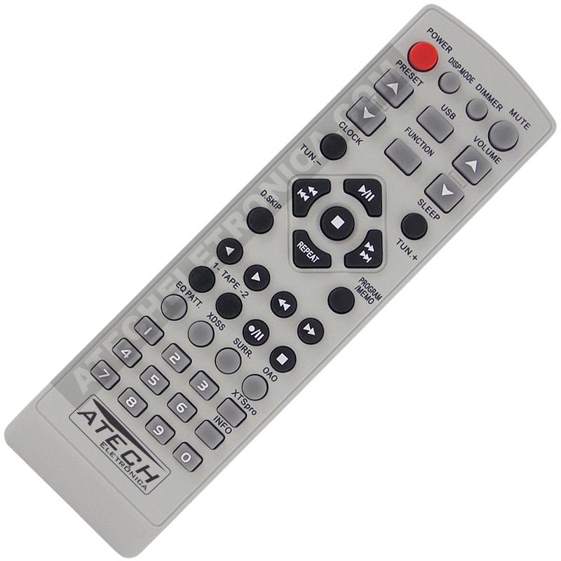 Controle Remoto Aparelho de Som LG 6710CMAT01A / 6710CMAT01C