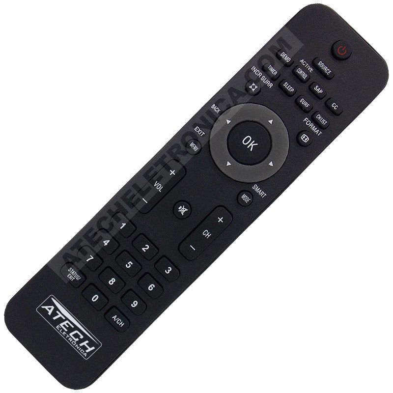 Controle Remoto TV Philips 32PFL3403 / 42PFL3403 / 32PFL5403 / 42PFL5403