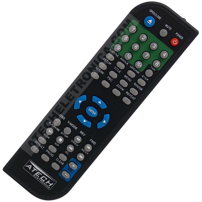 Controle Remoto DVD Eterny DVD-7800