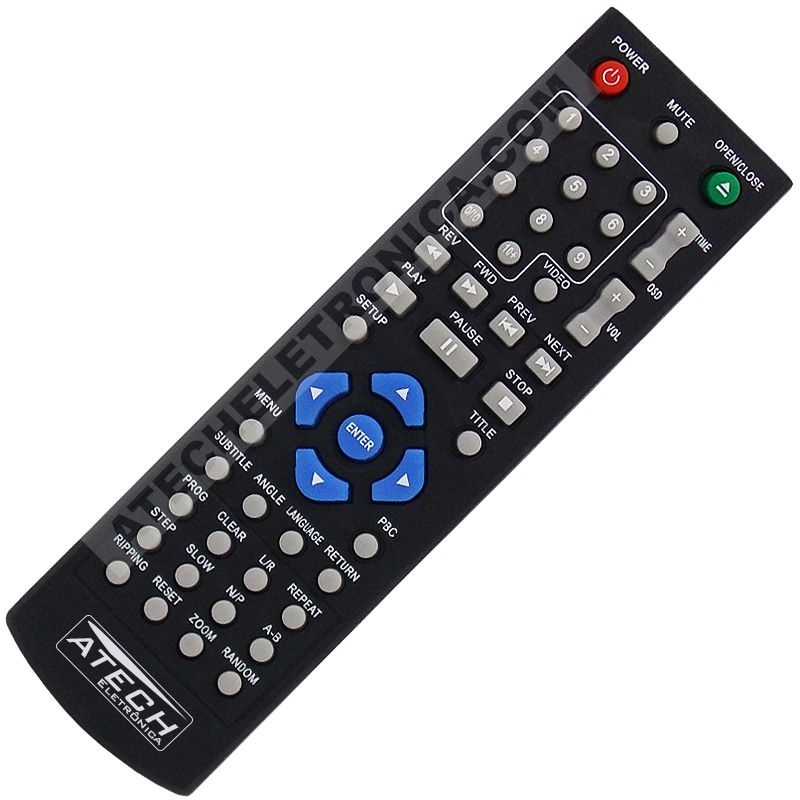 Controle Remoto DVD Tectoy DVT-F250