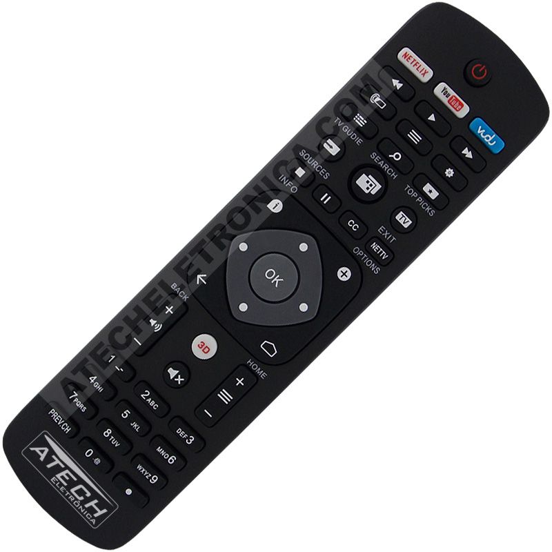 Controle Remoto TV Philips (Smart TV)