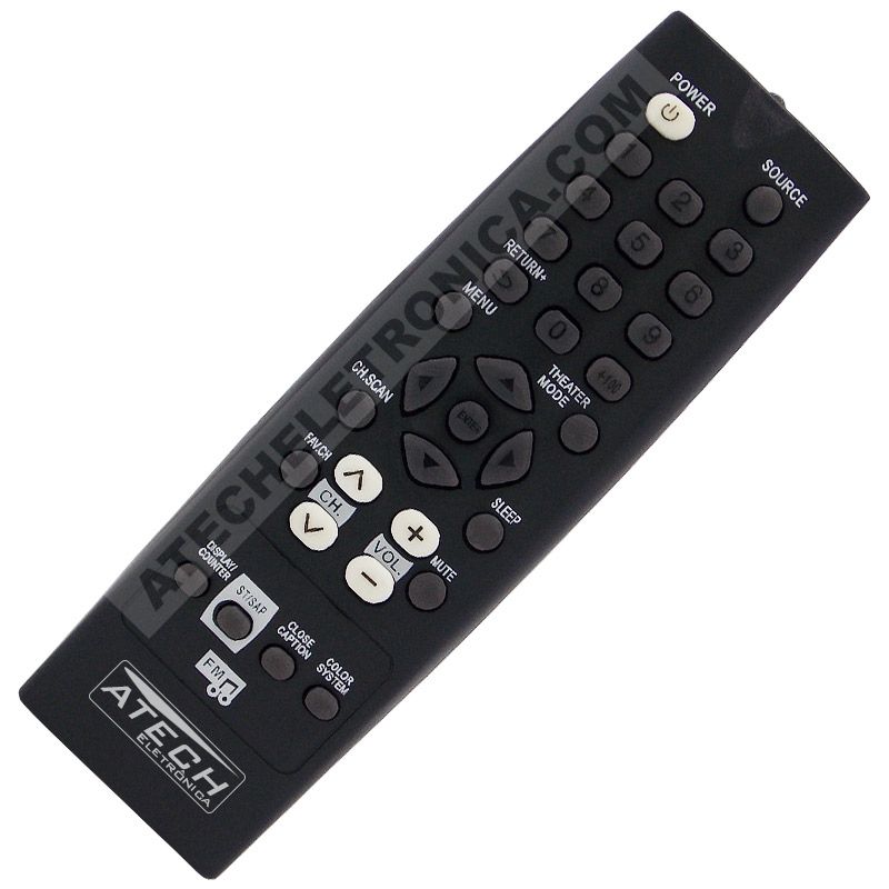 Controle Remoto TV Philco PCR-29EF / TPC-2910 / TPF-2941