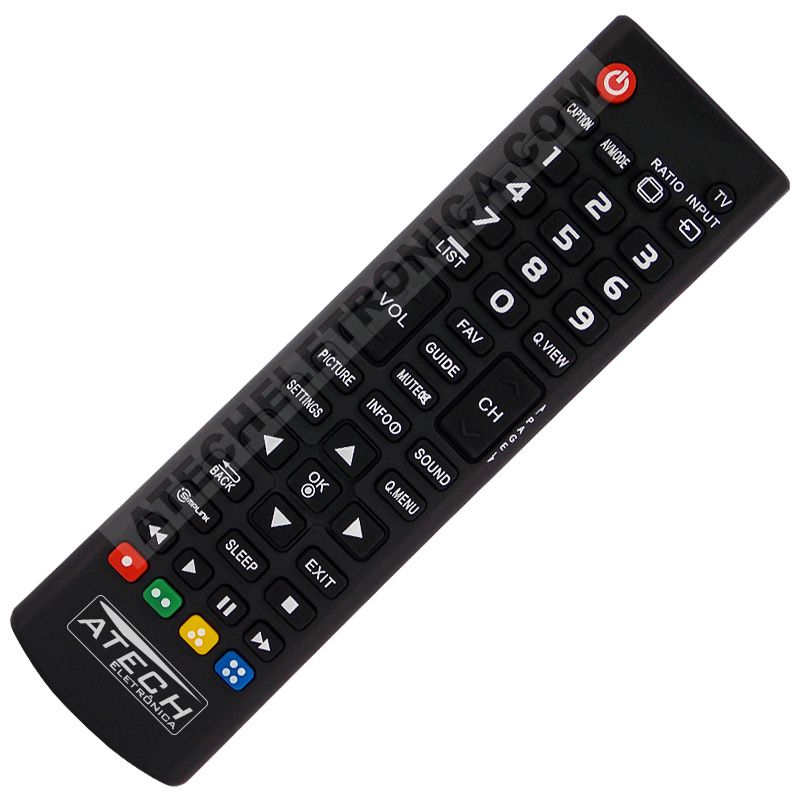 Controle Remoto TV LG AKB73715613 / 32LN540B / 32LN536B / 32LN5400 / 39LN5400 / 42LN5400 / 47LN5400 / 50LN5400 / 55LN5400