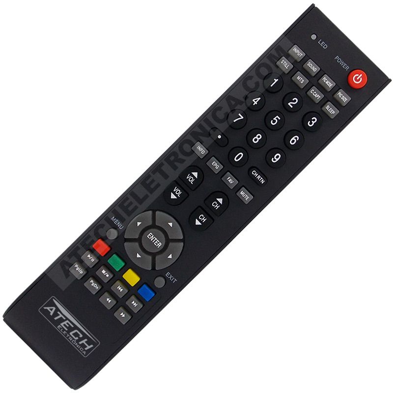 Controle Remoto TV Semp Toshiba LC2655WDA / LC3255WDA / LC4055FDA