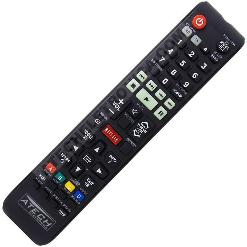 Controle Remoto Home Theater Samsung AH59-02406A / HT-E4500K / HT-E4530K / HT-E4550K