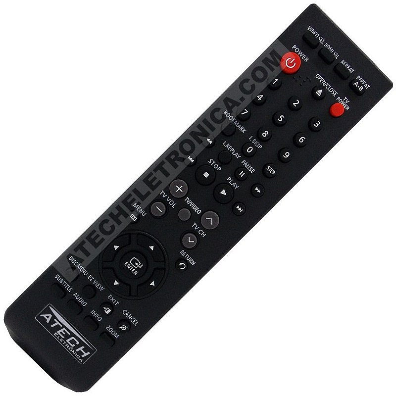 Controle Remoto DVD Samsung AK59-00061H / DVD-1080P7