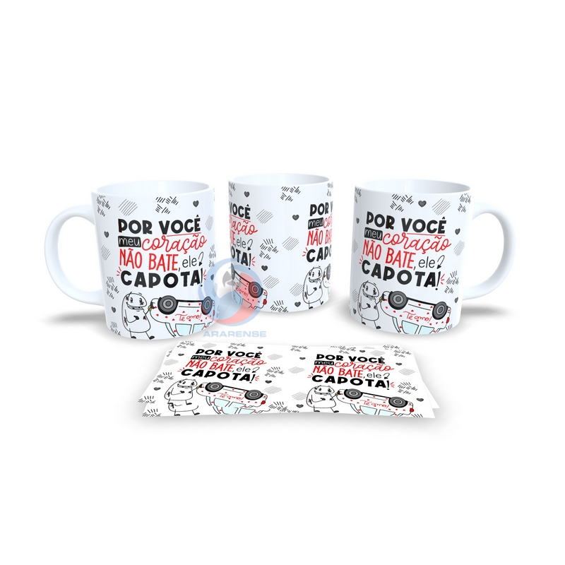 Caneca Cerâmica Personalizada Dia dos Namorados / Casal - Código 785109