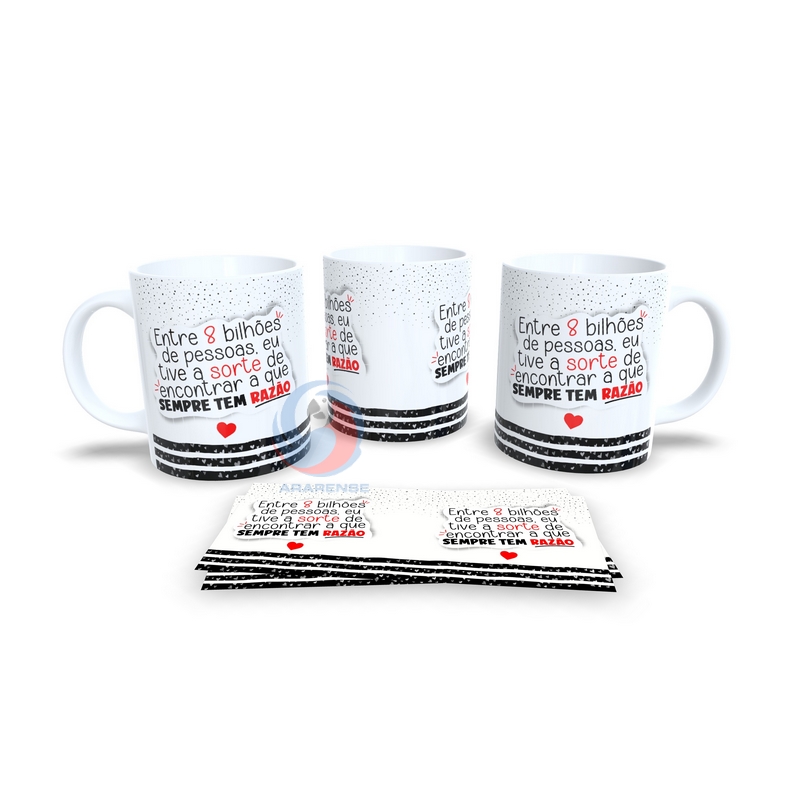 Caneca Cerâmica Personalizada Dia dos Namorados / Casal - Código 785099