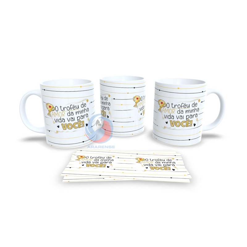 Caneca Cerâmica Personalizada Dia dos Namorados / Casal - Código 785093