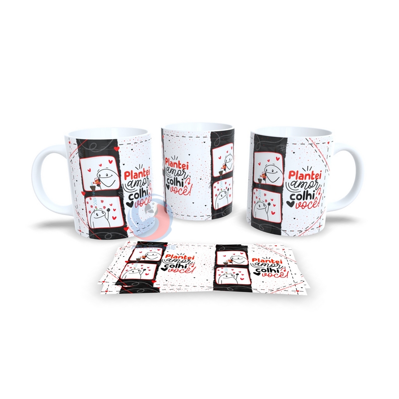 Caneca Cerâmica Personalizada Dia dos Namorados Casal - Código 785083