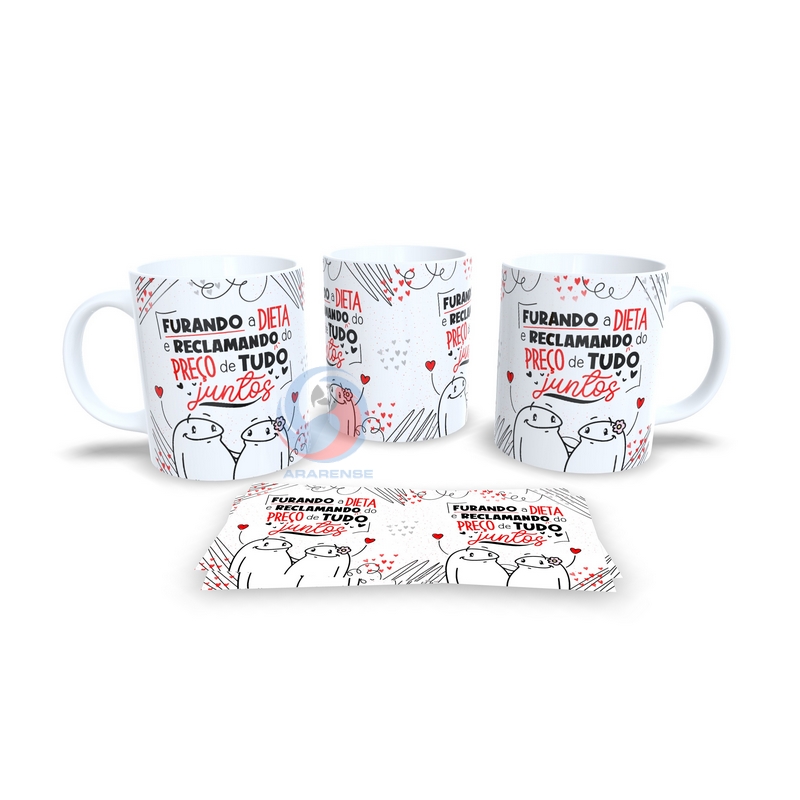 Caneca Cerâmica Personalizada Dia dos Namorados Casal - Código 785105